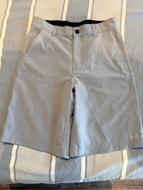 Under Armour Boys Gray Performance Shorts